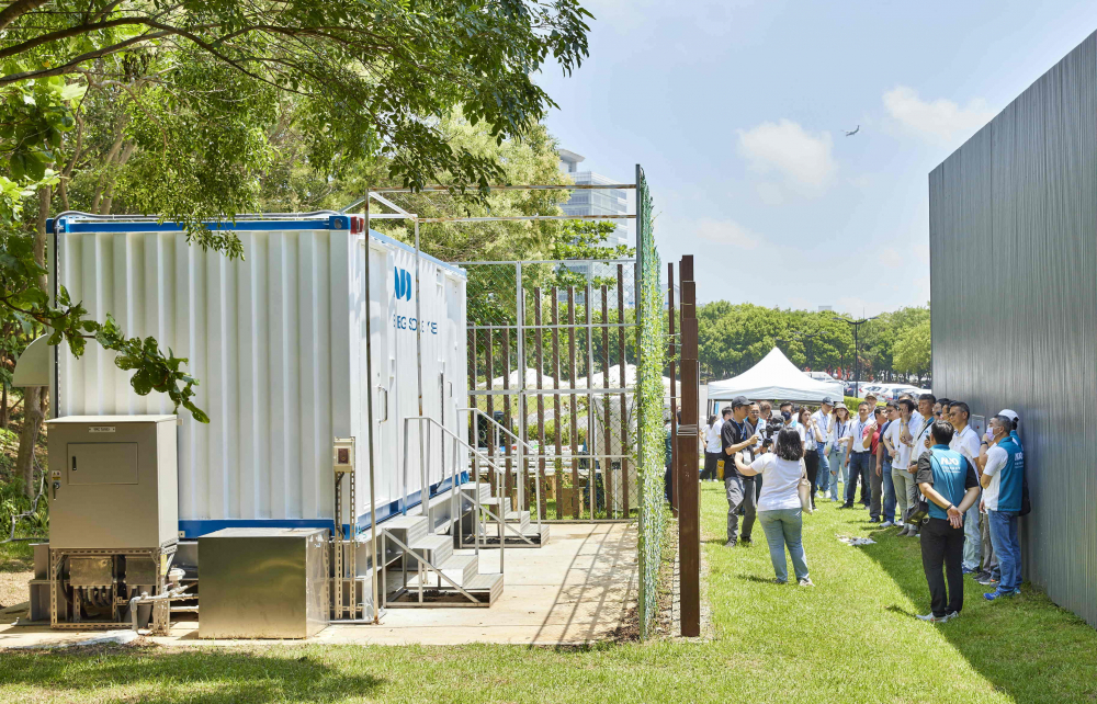 友達西大墩窯文化館建置屋頂全綠電及儲能櫃，為兼具創能儲能的永續綠能場域