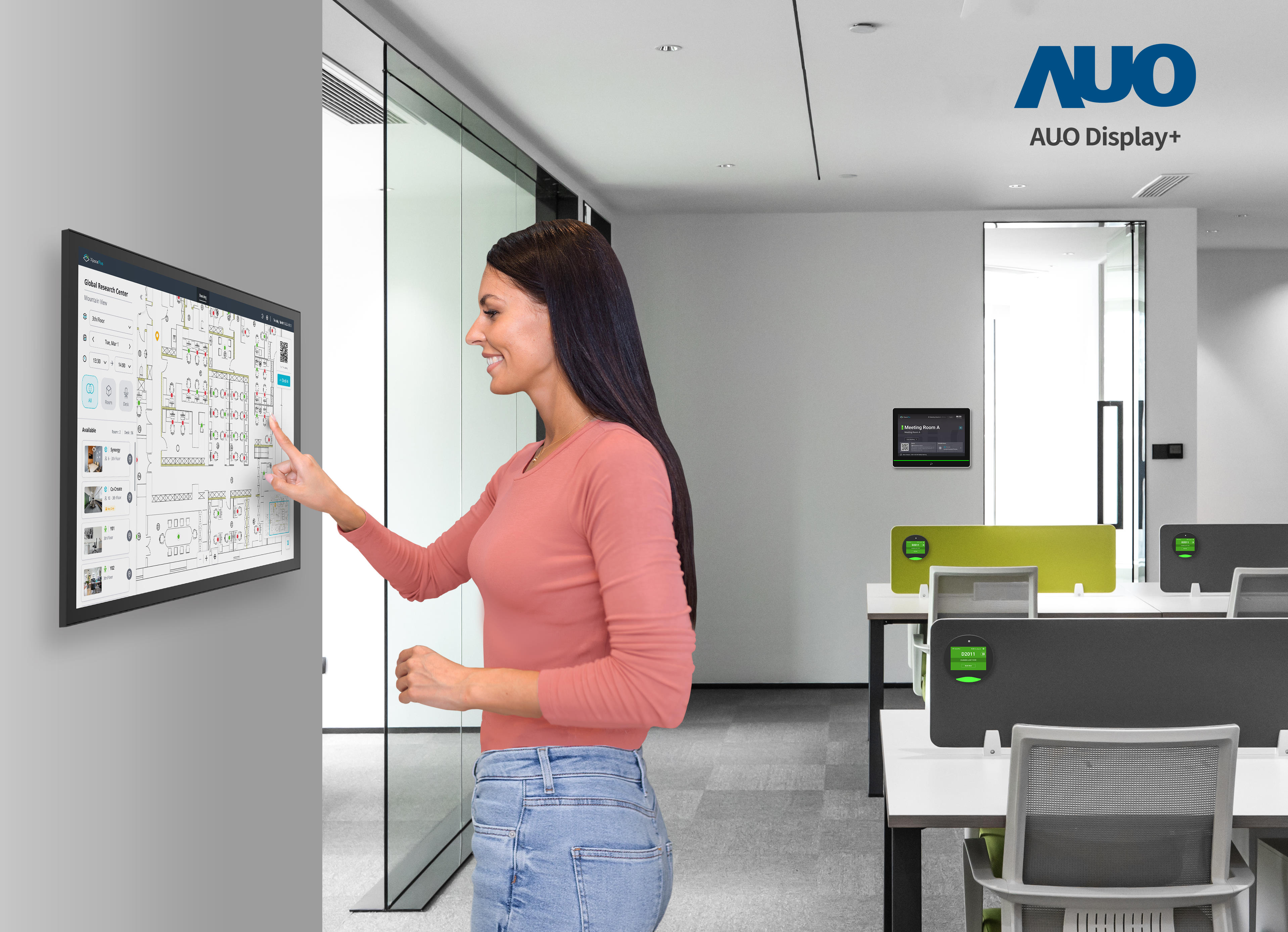 达擎会议空间管理解决方案可应用于空间预约和管理流程，将办公空间的查询、预约和保留等流程自动化，为用户提供更灵活、弹性的工作模式