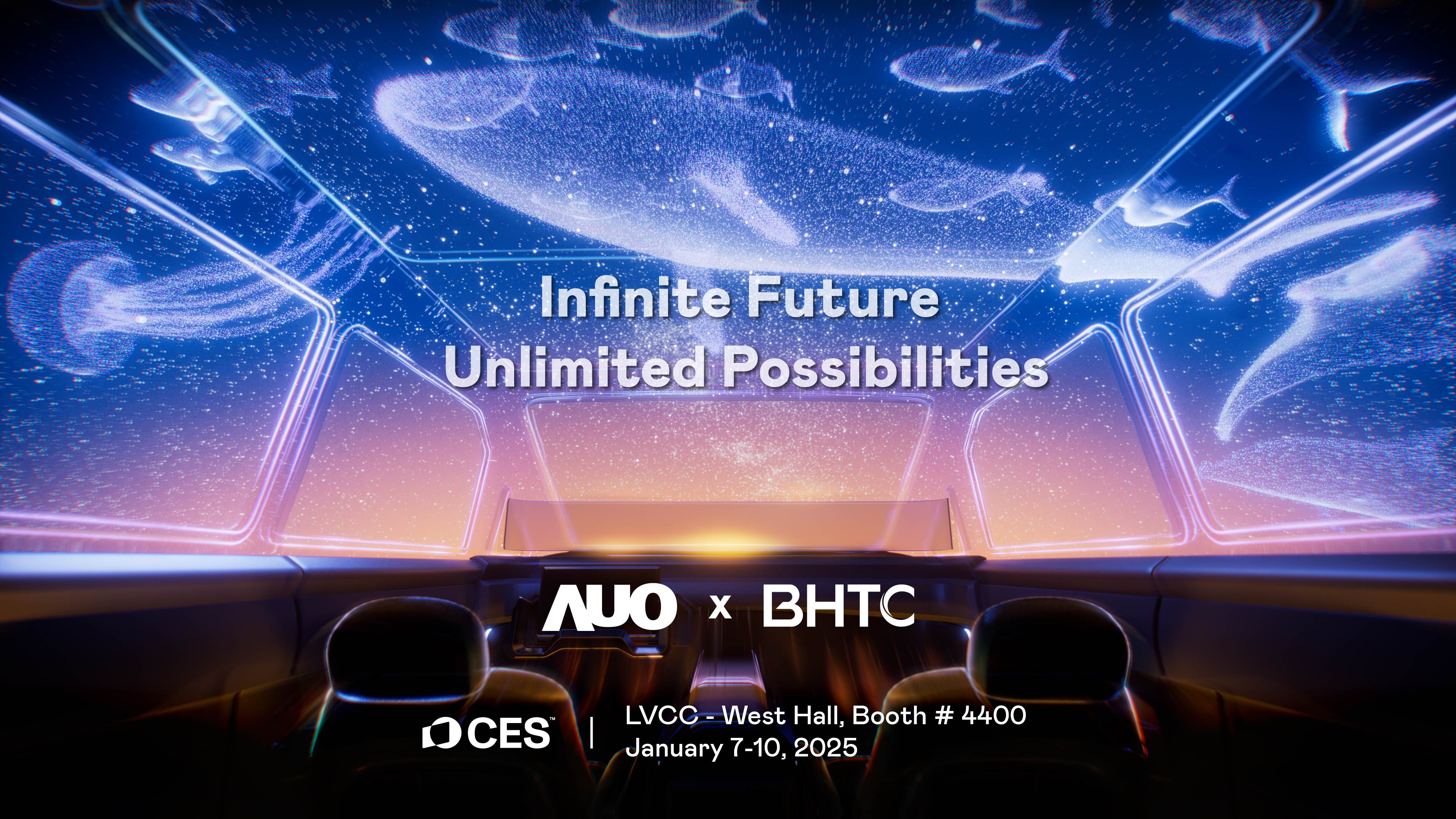 悟空体育以Infinite Future, Unlimited Possibilies为主题，联合BHTC于CES 2025扩大规模展出
