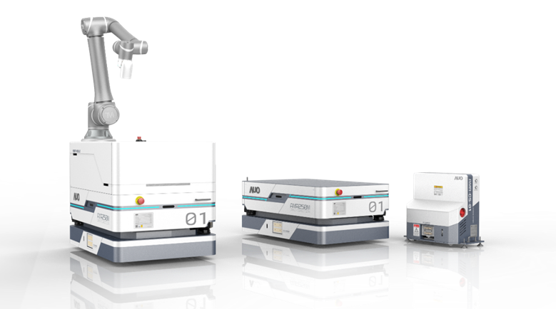 友達數位開發的自主式移動機器人（AMR250M），搭配全向輪並結合AI演算法、2D LiDAR、3D攝影機等技術，協助客戶實現產線全自動化